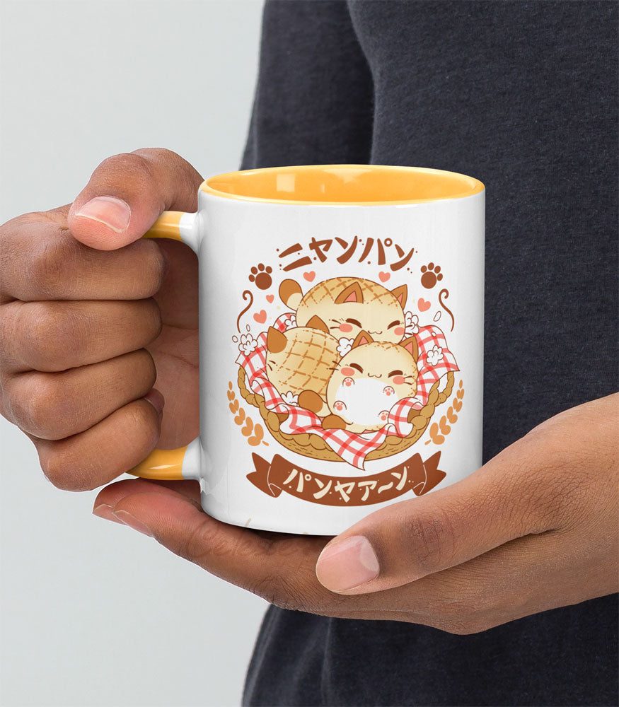 Nyanpan Bakery Bread Cat Colored Mug