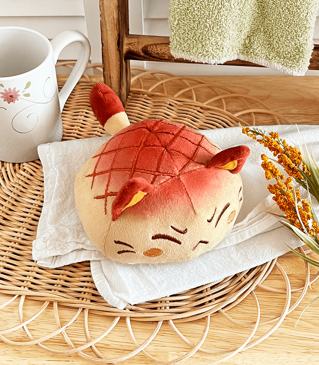 B-Grade Nyanpan Cat Plush Red Bean Flavor