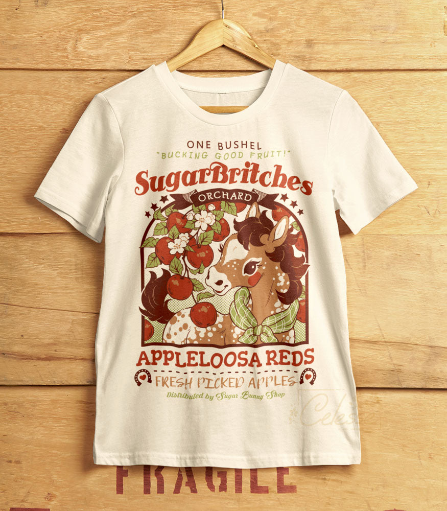 SugarBritches Horse Apple Orchard Shirt