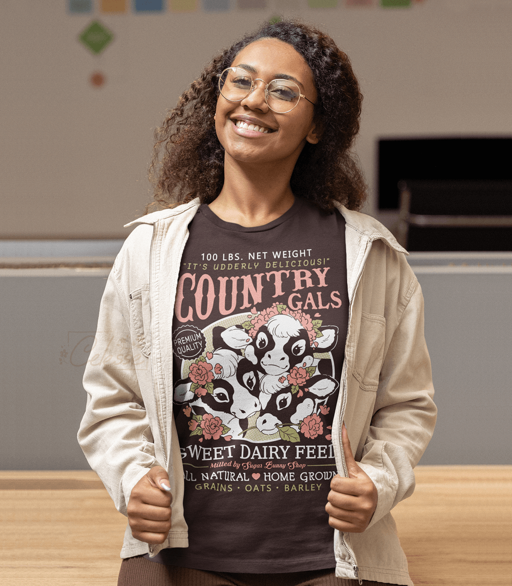 Country Gals Cows Sweet Dairy Feed Shirt