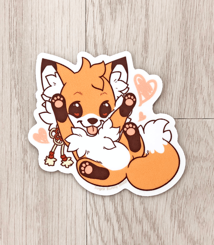 Doki Fox vinyl sticker