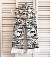 Fuwafuwa Sheep Knit Scarf