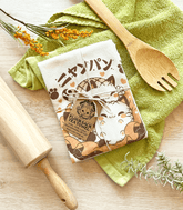 Nyanpan Bakery Cat Flour Sack Tea Towel