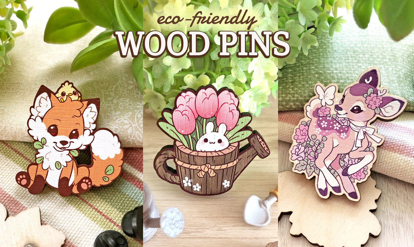 Eco-friendly Wood Pins