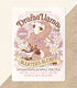 An art print of a vintage-style logo for Bleater&