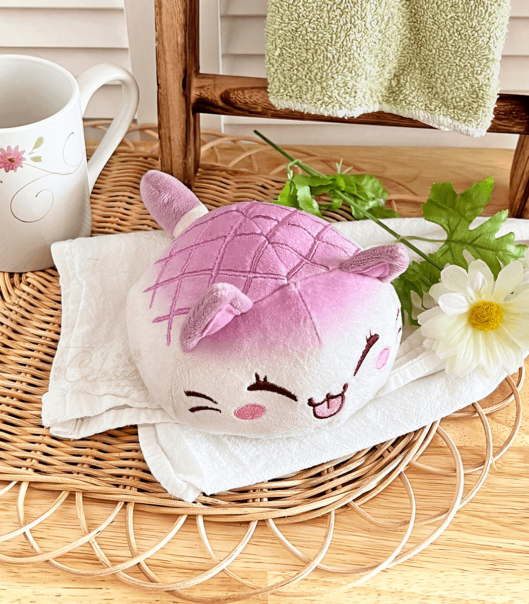 B-Grade Nyanpan Cat Plush Taro Flavor