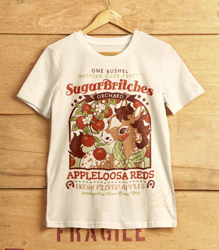 SugarBritches Horse Apple Orchard Shirt