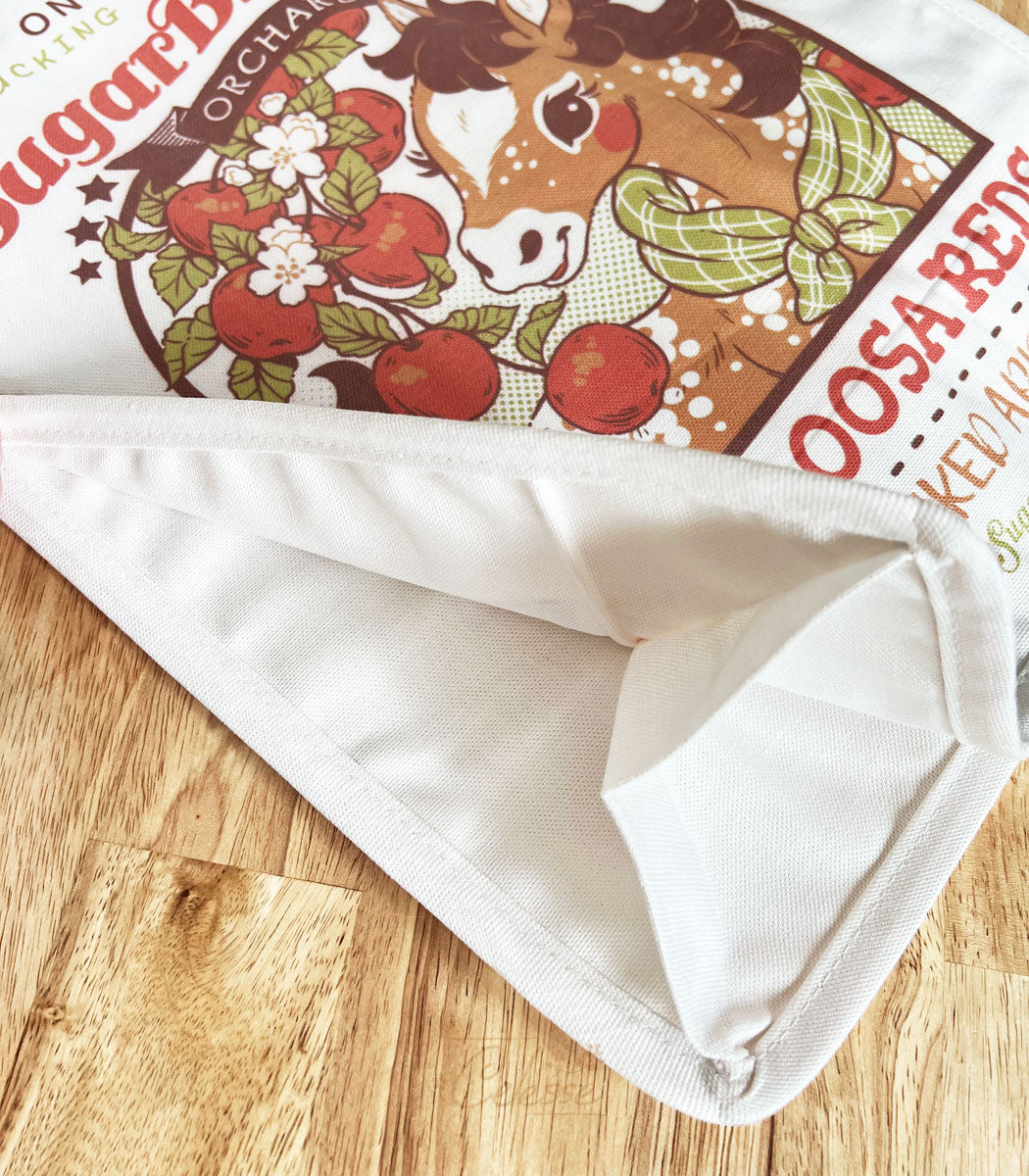 SugarBritches Orchard Appleloosa Reds Canvas Tote Bag