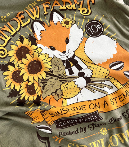 Sundew Farms Sunflower Fox Shirt