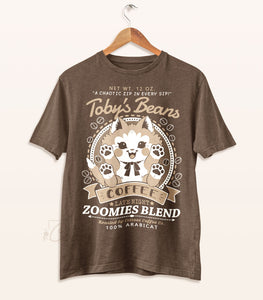 Toby's Beans Cat Coffee Shirt