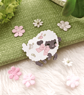 Fuwafuwa Sheep Wood Pin