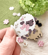 Fuwafuwa Sheep Wood Pin