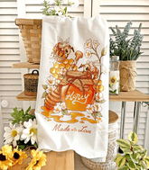 Flour Sack Embroidered Bee Tea Towel – BeeNaturalz LLC