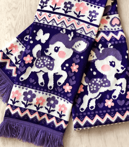 Lavendeer Fawn Knit Scarf