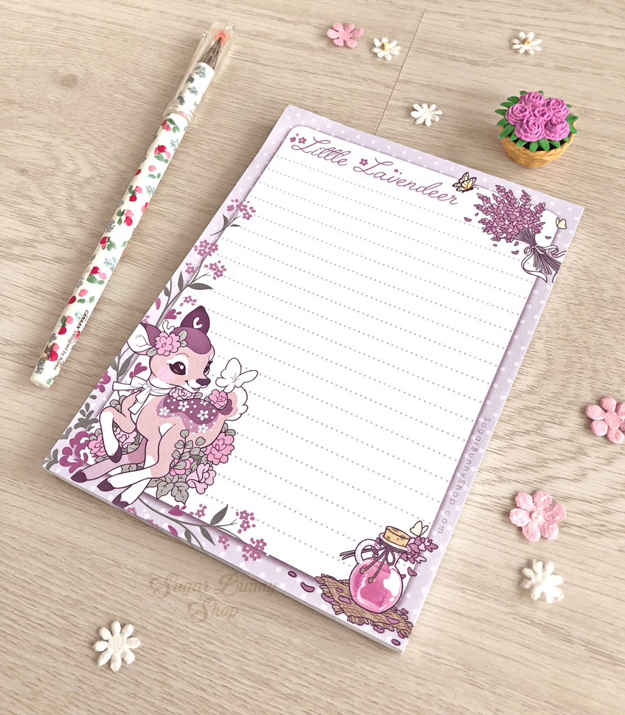 Lavendeer Memo Pad