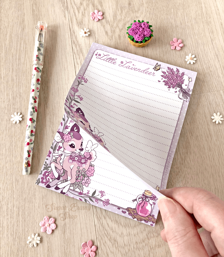 Lavendeer Memo Pad