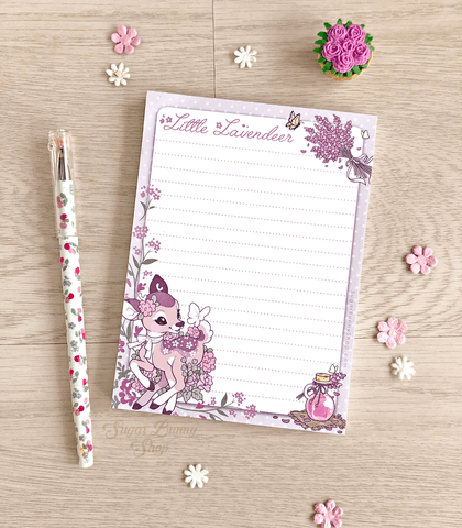 Lavendeer Memo Pad