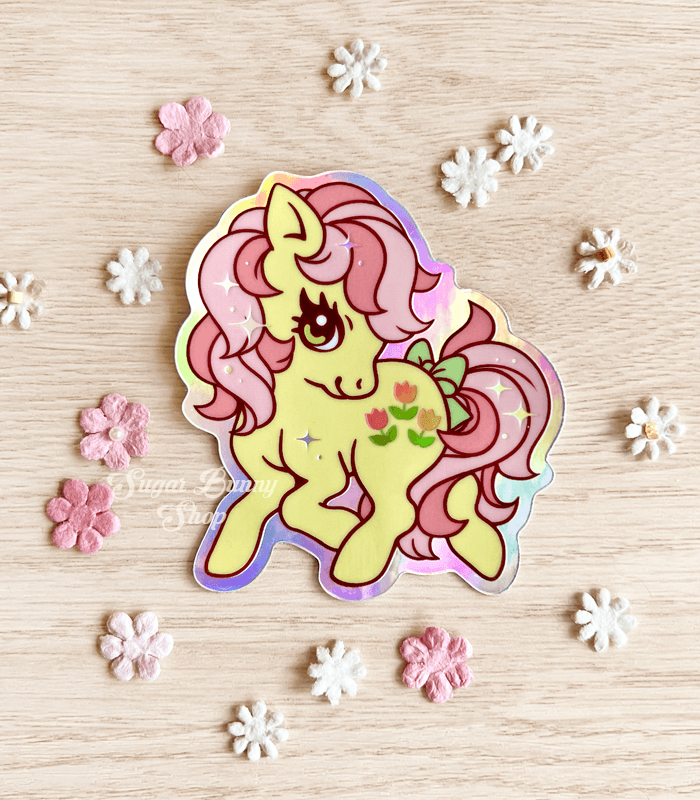 Little Pony Holo Vinyl Stickers Posey