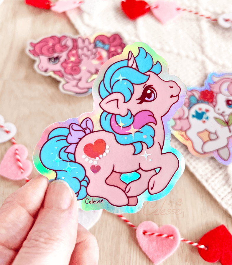 Little Pony Holo Vinyl Stickers Bangles