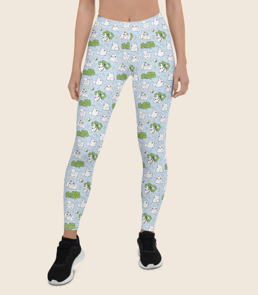 Lucky Puddle Bunnies Leggings