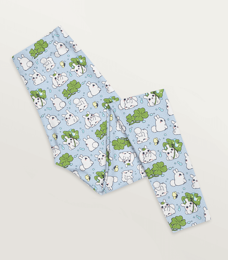 Lucky Puddle Bunnies Leggings