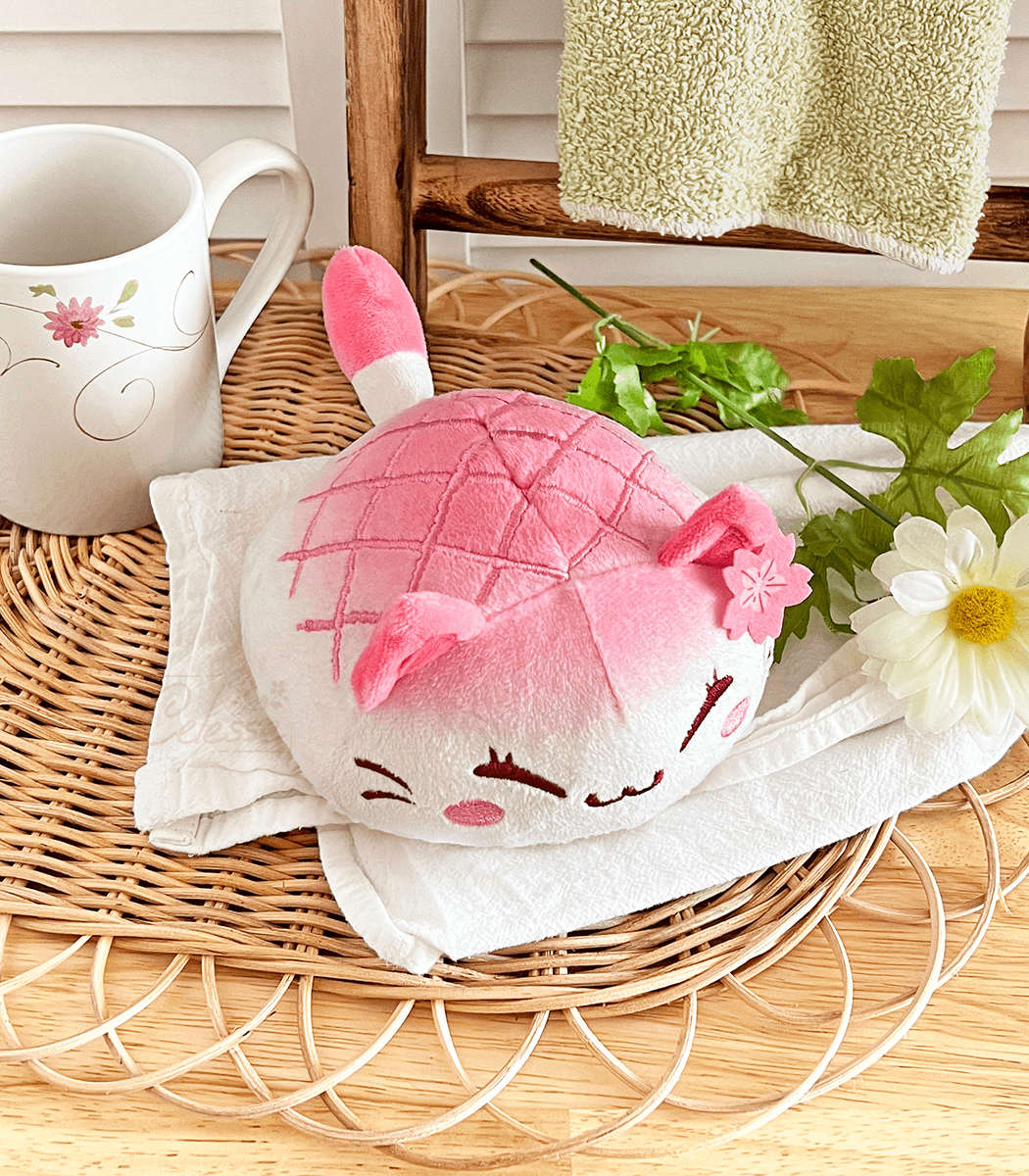 Nyanpan Bread Cat Sakura Plush