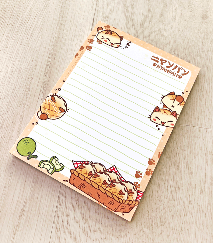 Nyanpan Memo Pad