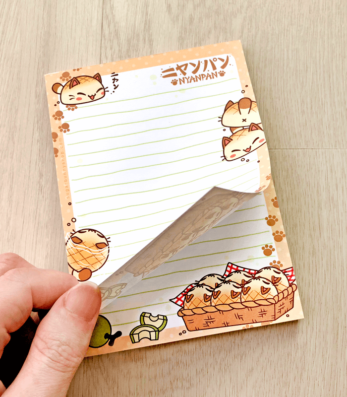 Nyanpan Memo Pad