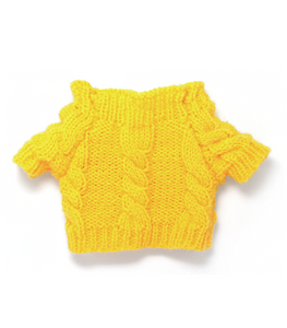 Yellow Sweater for Glitch Cat Plush
