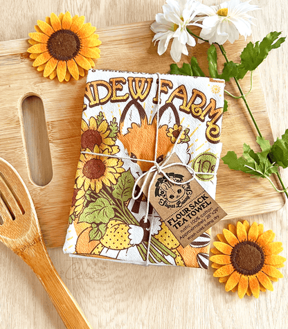 Sundew Farms Fox Flour Sack Tea Towel